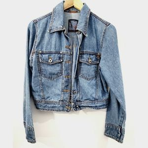 Agolde Event JUDY Distressed Denim Jean Jacket